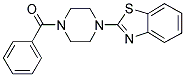 [4-(1,3-BENZOTHIAZOL-2-YL)PIPERAZINO](PHENYL)METHANONE Struktur