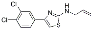 (4-(3,4-DICHLOROPHENYL)(2,5-THIAZOLYL))PROP-2-ENYLAMINE Struktur