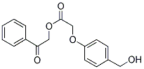 4-HYDROXYMETHYL-PHENOXYACETIC ACID PHENACYL ESTER Struktur