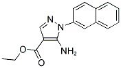 ETHYL 5-AMINO-1-(2-NAPHTHYL)-1H-PYRAZOLE-4-CARBOXYLATE Struktur