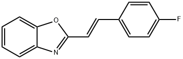 2-(4-FLUOROSTYRYL)-1,3-BENZOXAZOLE Struktur