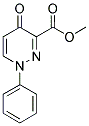 METHYL 4-OXO-1-PHENYL-1,4-DIHYDRO-3-PYRIDAZINECARBOXYLATE Struktur