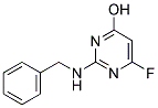 2-BENZYLAMINO-4-HYDROXY-6-FLUOROPYRIMIDINE Struktur