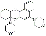 4,4'-(7A,8,9,10,11,11A-HEXAHYDROBENZO[A]DIBENZO[B,E][1,4]DIOXINE-5,7A-DIYL)DIMORPHOLINE Struktur