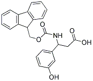 FMOC-DL-3-(3-HYDROXYPHENYL)-3-AMINO-PROPIONIC ACID Struktur