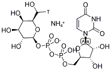 URIDINE DIPHOSPHO-D-[6-3H]GALACTOSE, AMMONIUM SALT Struktur