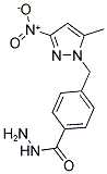 4-(5-METHYL-3-NITRO-PYRAZOL-1-YLMETHYL)-BENZOIC ACID HYDRAZIDE Struktur