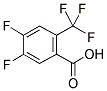 4,5-DIFLUORO-2-(TRIFLUOROMETHYL)BENZOIC ACID Struktur