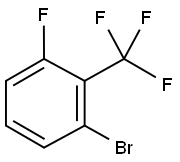 2-BROMO-6-FLUOROBENZOTRIFLUORIDE Struktur