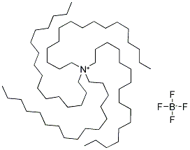 TETRAHEXADECYLAMMONIUM TETRAFLUOROBORATE Struktur