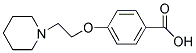 4-(2-PIPERIDIN-1-YL-ETHOXY)-BENZOIC ACID Struktur