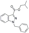 1-BENZYL-1H-INDAZOLE 3-CARBONIC ACID ISOBUTYL ESTER Struktur