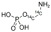 PHOSPHORYL ETHANOLAMINE [ETHANOLAMINE 1,2-14C] Struktur