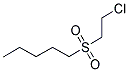 2-CHLOROETHYL PENTYL SULFONE Struktur