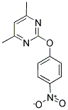 4-[(4,6-DIMETHYLPYRIMIDIN-2-YL)OXY]NITROBENZENE Struktur