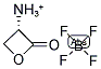 (S)-3-AMINO-2-OXETANONE TETRAFLUOROBORATE Struktur