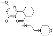 2-(4,6-DIMETHOXYPYRIMIDIN-2-YL)-N-(2-MORPHOLINOETHYL)CYCLOHEXANECARBOXAMIDE Struktur