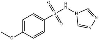 4-METHOXY-N-(4H-1,2,4-TRIAZOL-4-YL)BENZENESULFONAMIDE Struktur