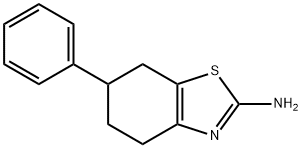 2-AMINO-4,5,6,7-TETRAHYDRO-6-PHENYLBENZOTHIAZOLE Struktur