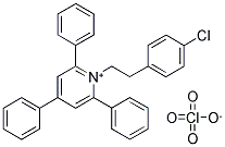 1-[2-(4-CHLOROPHENYL)ETHYL]-2,4,6-TRIPHENYLPRIDINIUM PERCHLORATE Struktur