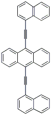 9,10-BIS(1-NAPHTHYLETHYNYL)ANTHRACENE Struktur