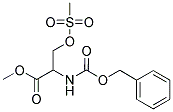 METHYL 2-([(BENZYLOXY)CARBONYL]AMINO)-3-[(METHYLSULFONYL)OXY]PROPANOATE Struktur