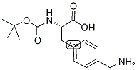 BOC-4-(AMINOMETHYL)-L-PHENYLALANINE Struktur