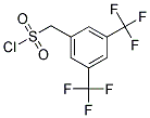 ([3,5-BIS(TRIFLUOROMETHYL)PHENYL]METHYL)SULFONYLCHLORIDE Struktur