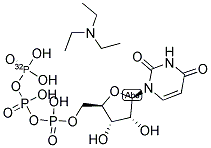 URIDINE 5'-[GAMMA-32P]TRIPHOSPHATE, TRIETHYLAMMONIUM SALT Struktur