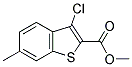 METHYL 3-CHLORO-6-METHYLBENZO[B]THIOPHENE-2-CARBOXYLATE Struktur