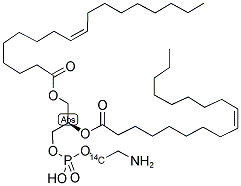 L-3-PHOSPHATIDYL[2-14C]ETHANOLAMINE,1,2-DIOLEOYL Struktur