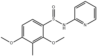 2,4-DIMETHOXY-3-METHYL-N-(2-PYRIDINYL)BENZENESULFINAMIDE Struktur