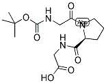 BOC-GLY-PRO-GLY-OH Struktur