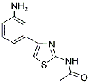 N-[4-(3-AMINOPHENYL)-1,3-THIAZOL-2-YL]ACETAMIDE Struktur