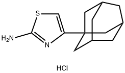 4-(1-ADAMANTYL)-2-AMINOTHIAZOLEHYDROCHLORIDE Struktur