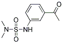 N'-(3-ACETYLPHENYL)-N,N-DIMETHYLSULFUROUS DIAMIDE Struktur