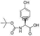 (S)-TERT-BUTOXYCARBONYLAMINO-(4-HYDROXY-PHENYL)-ACETIC ACID Struktur