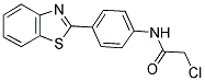 ACETAMIDE, N-[4-(2-BENZOTHIAZOLYL)PHENYL]-2-CHLORO- Struktur