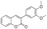 3(3',4'-DIMETHOXYPHENYL)COUMARIN Struktur