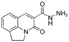 1,2-DIHYDRO-4-OXO-PYRROLO[3,2,1-IJ]QUINOLINE-5-CARBOXYLIC ACID HYDRAZIDE Struktur