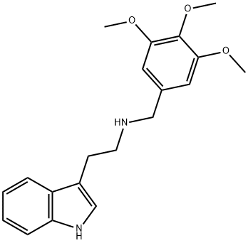 [2-(1H-INDOL-3-YL)-ETHYL]-(3,4,5-TRIMETHOXY-BENZYL)-AMINE Struktur