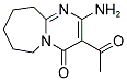 3-ACETYL-2-AMINO-7,8,9,10-TETRAHYDROPYRIMIDO[1,2-A]AZEPIN-4(6H)-ONE Struktur