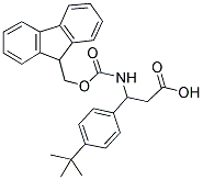 FMOC-DL-3-(4-TERT-BUTYLPHENYL)-3-AMINO-PROPIONIC ACID Struktur