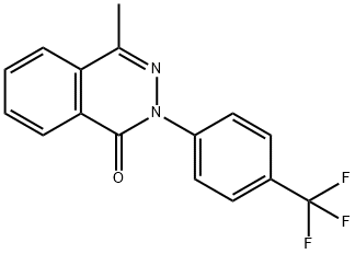 4-METHYL-2-[4-(TRIFLUOROMETHYL)PHENYL]-1(2H)-PHTHALAZINONE Struktur