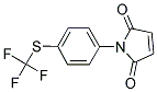 1-(4-TRIFLUOROMETHYLSULFANYL-PHENYL)-PYRROLE-2,5-DIONE Struktur