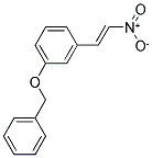 3-BENZYLOXY-TRANS-BETA-NITROSTYRENE Struktur