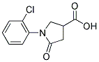 1-(2-CHLOROPHENYL)-2-OXOPYRROLIDINE-4-CARBOXYLIC ACID Struktur