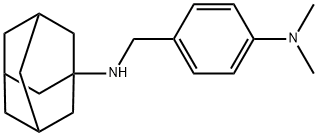 N-(4-(DIMETHYLAMINO)BENZYL)ADAMANTAN-1-AMINE Struktur