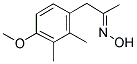 2,3-DIMETHYL-4-METHOXYPHENYLACETONE OXIME Struktur