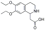 6,7-DIETHOXY-1,2,3,4-TETRAHYDROISOQUINOLINE-1-ACETIC ACID Struktur